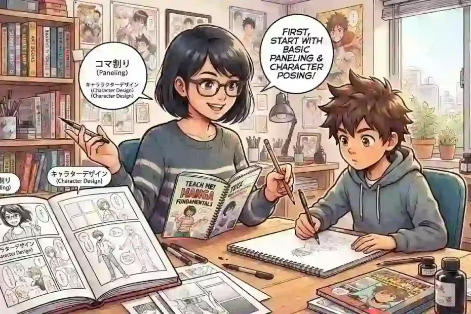 teach me first Manga